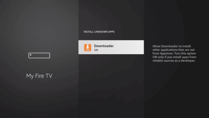 Install Apps from Unknown Sources for Firestick