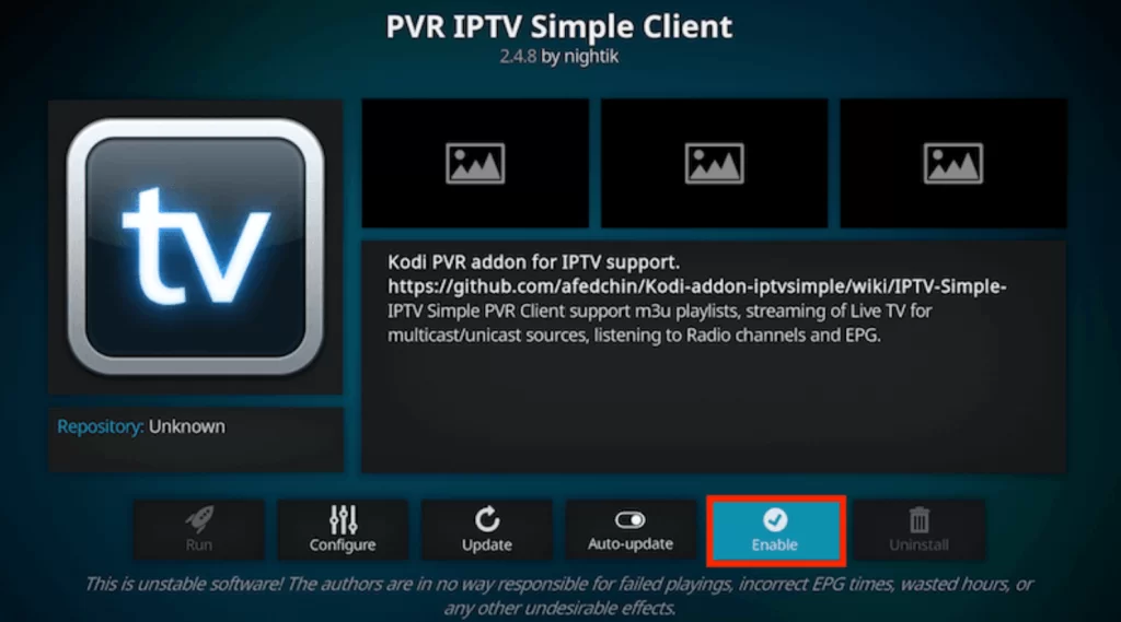 enable to get Clutch TV IPTV