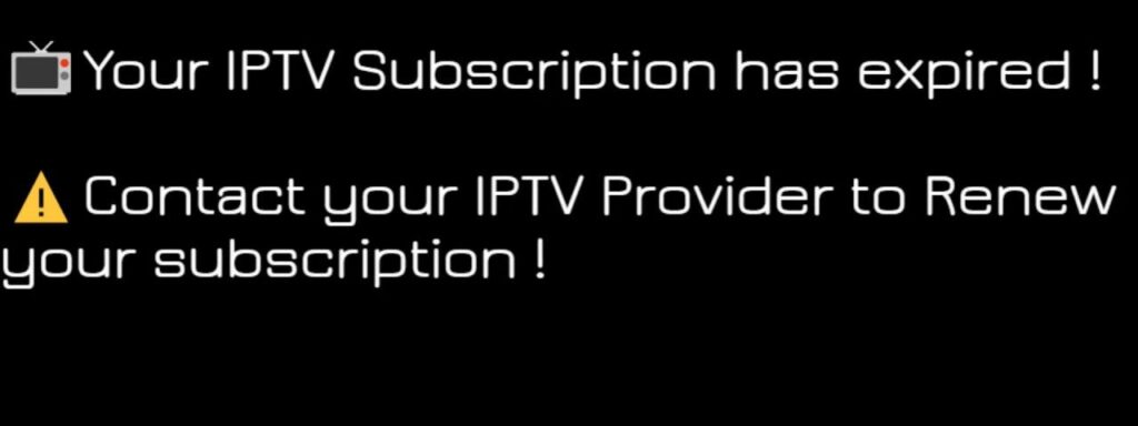 Check for outdated subscription