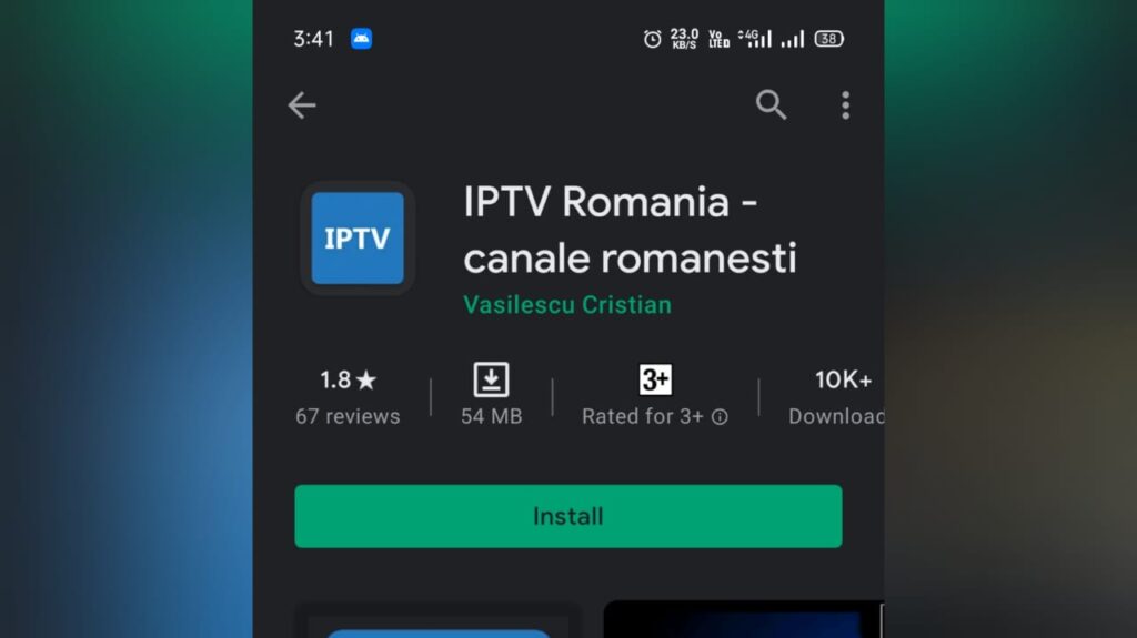 IPTV Romania ON GOOGLE PLAY STORE