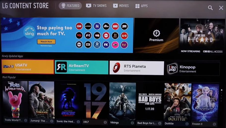 Hit the Search icon - Search IPTV Smarters Pro