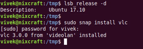Install VLC on Linux