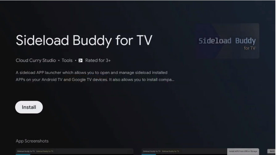 Install Sideload Buddy for Tv - Watch IPTV on Nvidia Shield TV