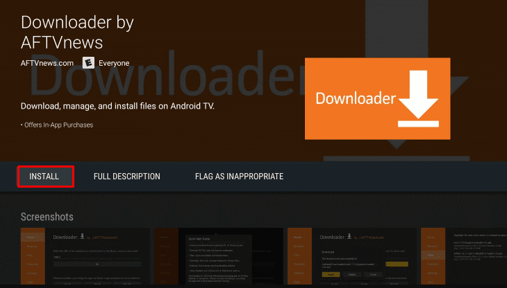 Install Downloader on Sharp TV