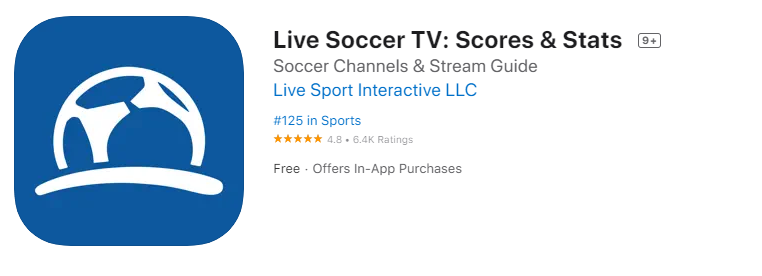 install the LiveSoccerTV app