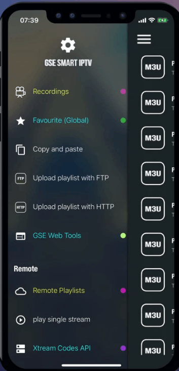 Select Remote Playlist to stream the Newest IPTV