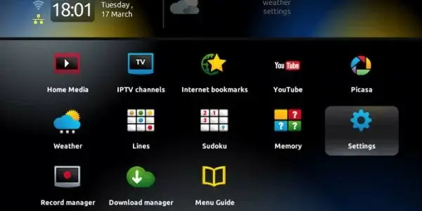 Click the Settings to load Pirate Life IPTV