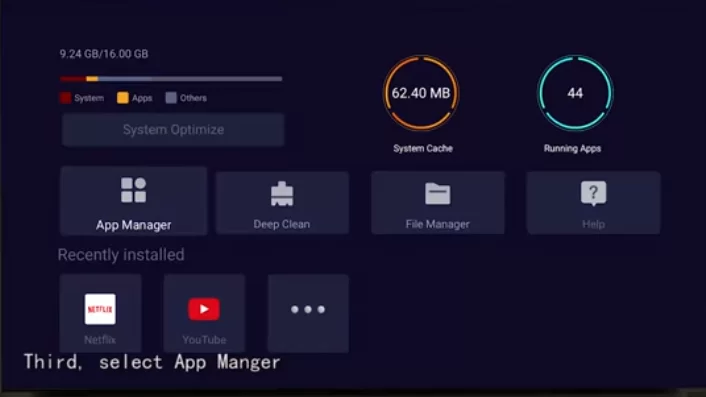 app manager for Pure IPTV
