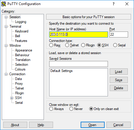 default settings of skrn iptv