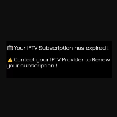 Expired subscription
