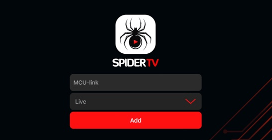 stream content on spider IPTV 