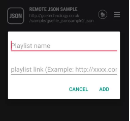 Enter Playlist Name
