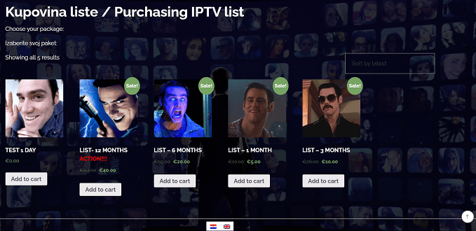 Sign up for IPTV