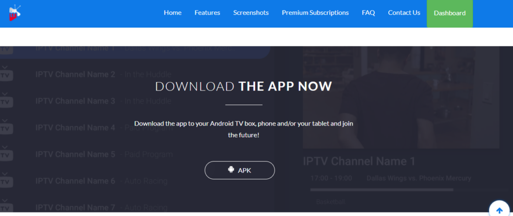 iMPlayer IPTV PlayerTV on Android Devices 